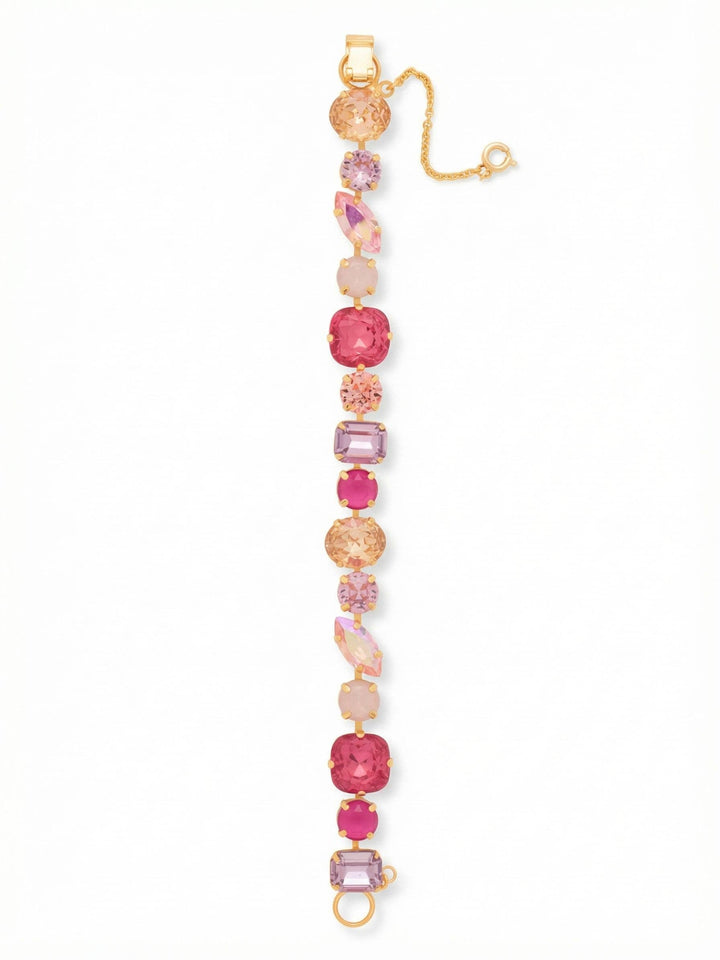 Teddy Tennis Bracelet - Pink by Sorrelli