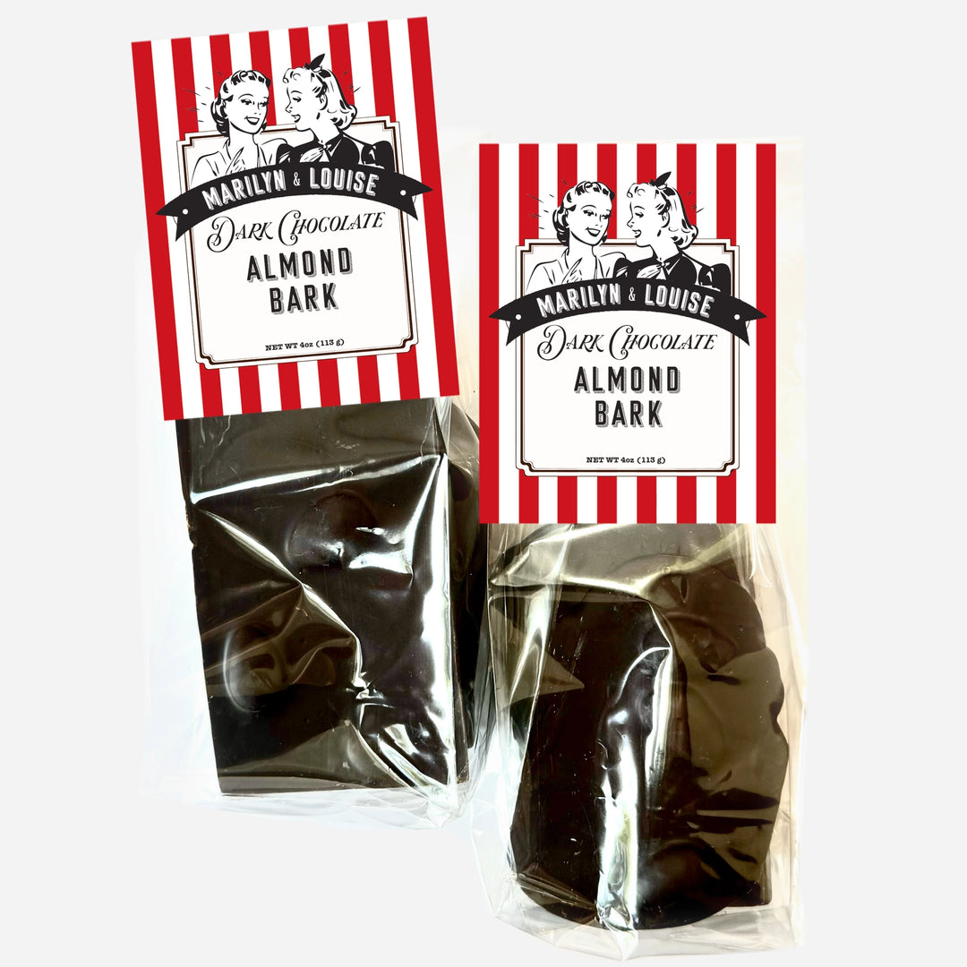 Dark Chocolate Almond Bark by Marilyn &amp; Louise
