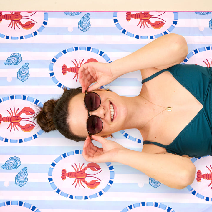Harbor House XL Quick-Dry Beach Towel by The Darling Effect