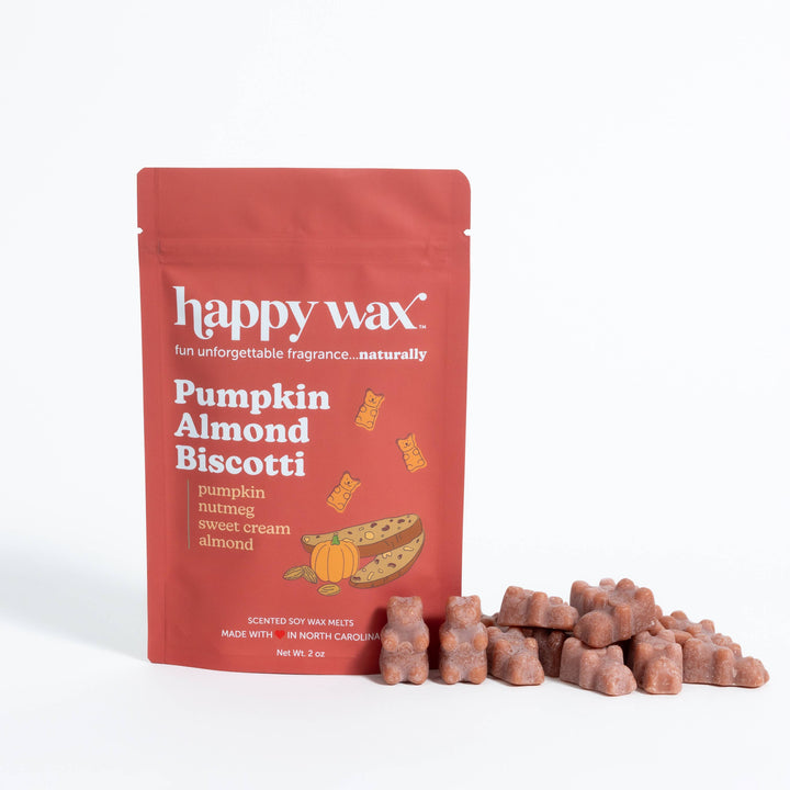 Happy Wax Soy Melts 2 Oz Bag - Pumpkin Almond Biscotti