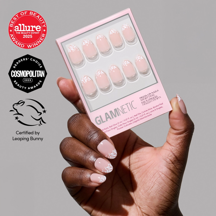 Press-On Glamnetic Nails - Love Preserved