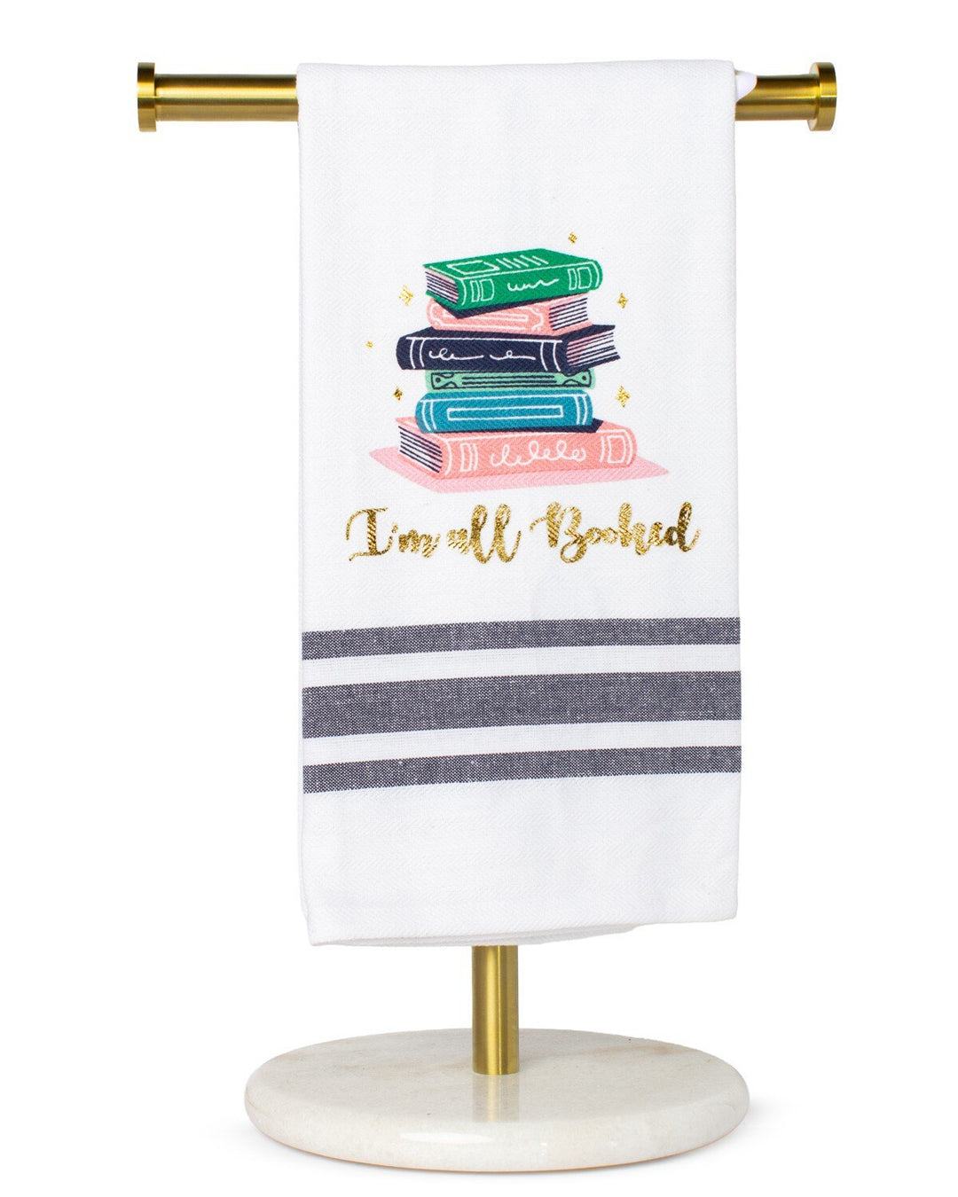 I'm All Booked Hand Towel by The Royal Standard (PREORDER: Ships Late August)