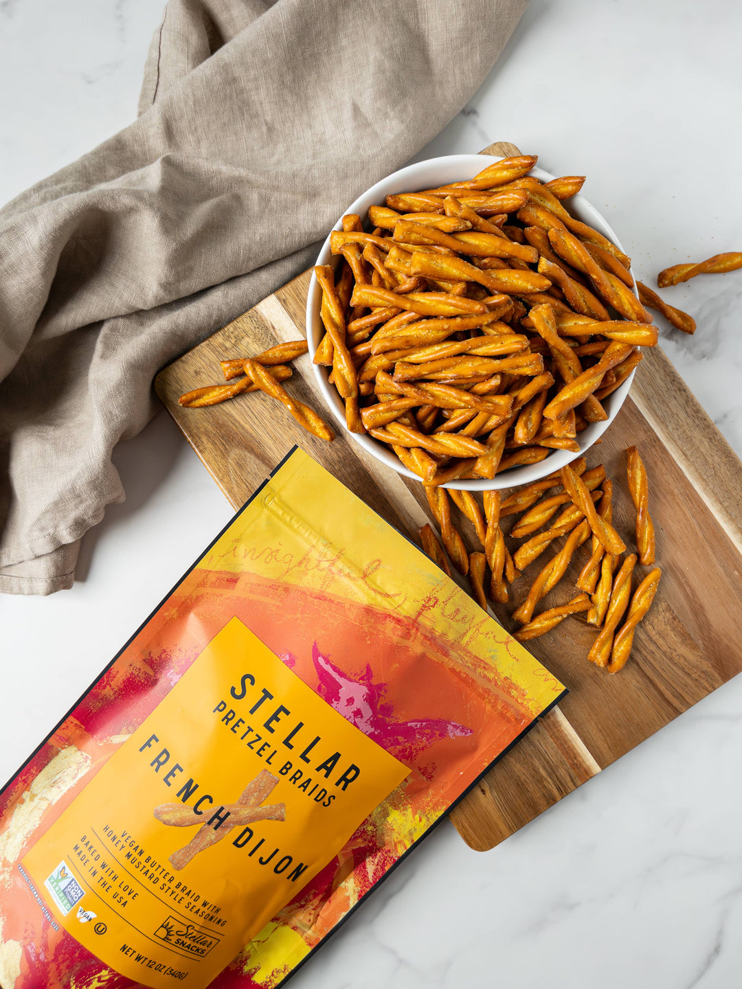 Stellar Pretzel Braids - French Dijon