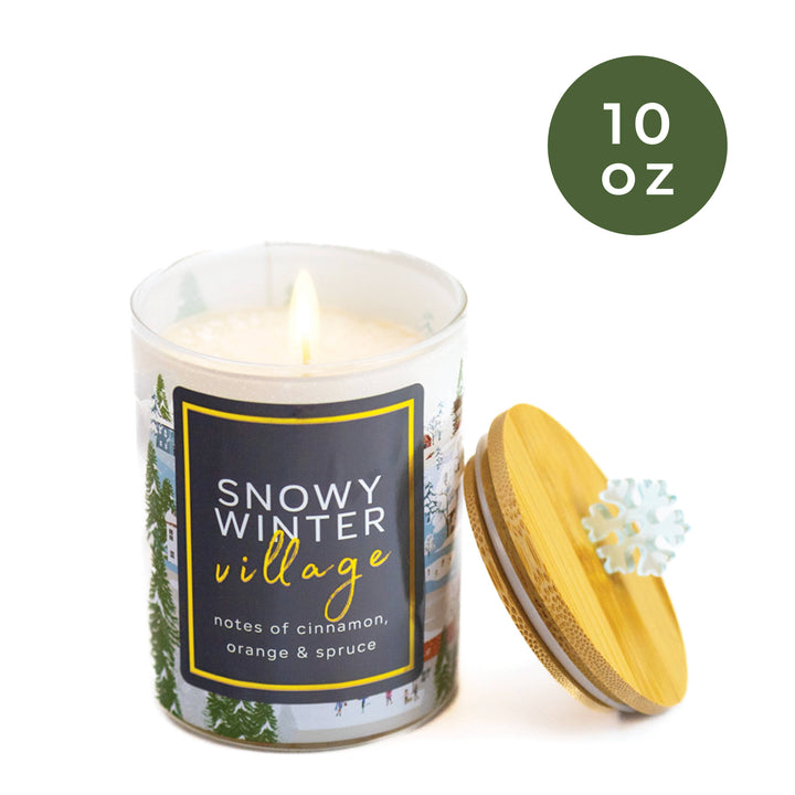Snowy Winter Village 10oz Candle