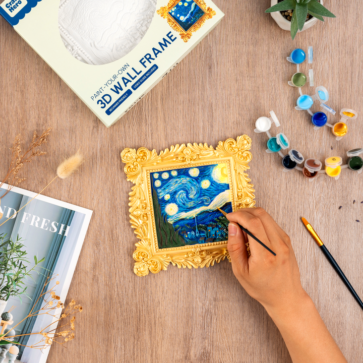 3D Wall Frame Painting Kit - Starry Night