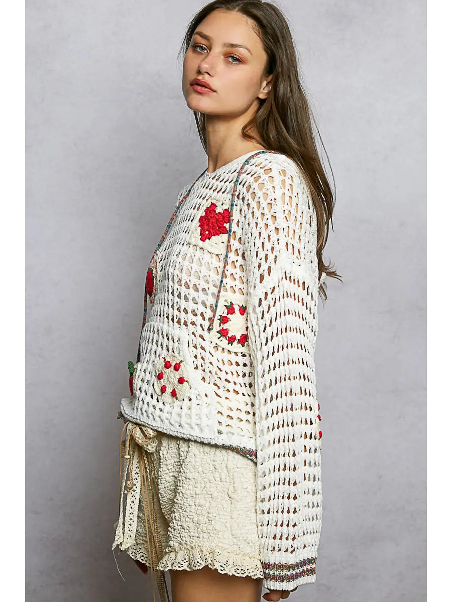 Novelty Knit Hoodie by POL