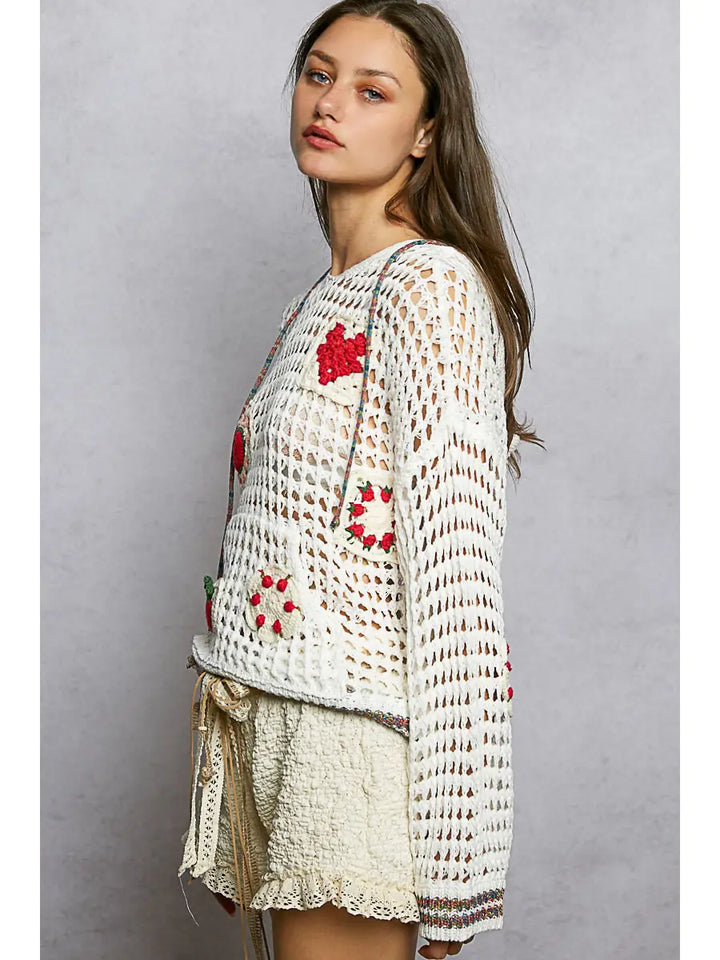 Novelty Knit Hoodie by POL
