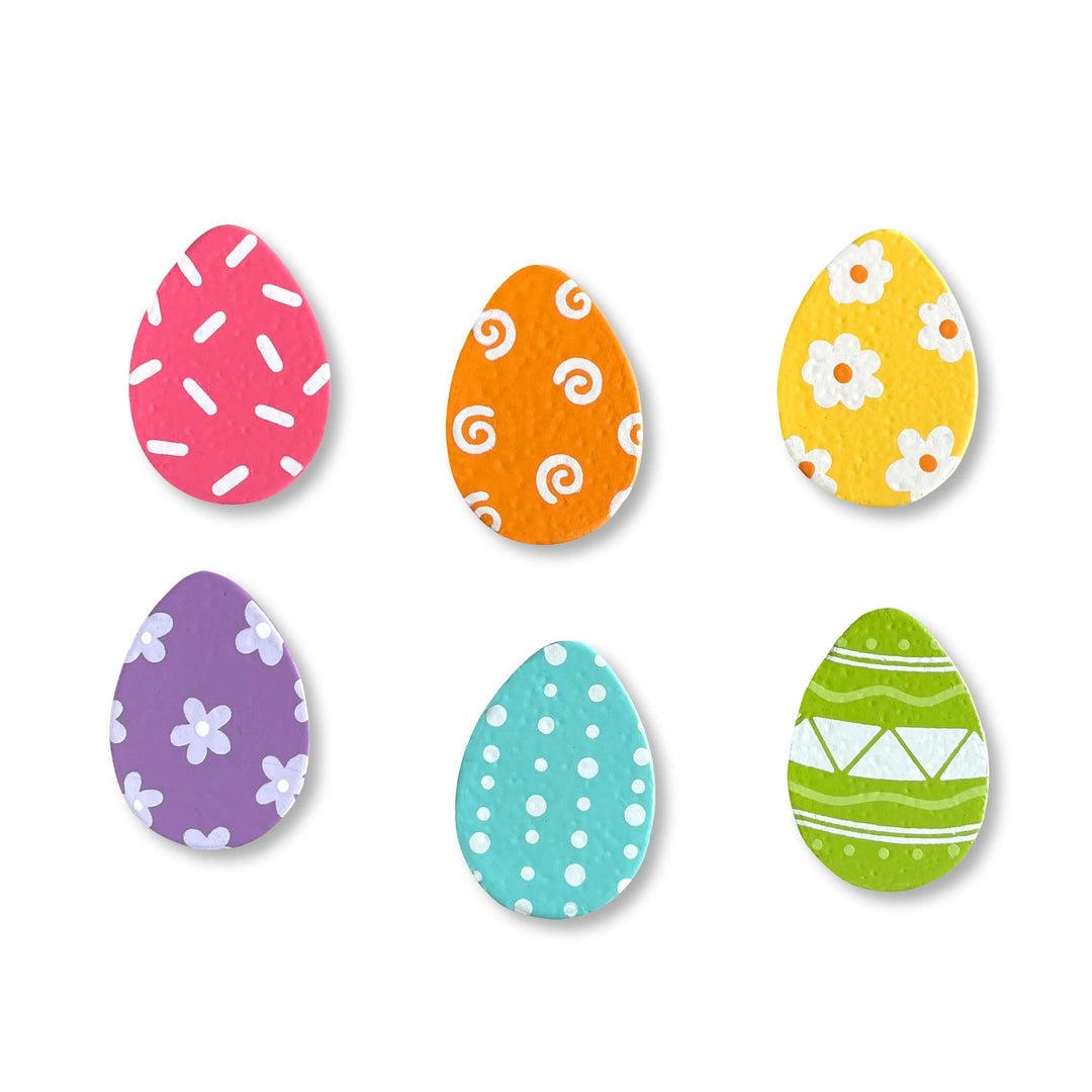 Easter Egg Set of 6 Magnets by Roeda