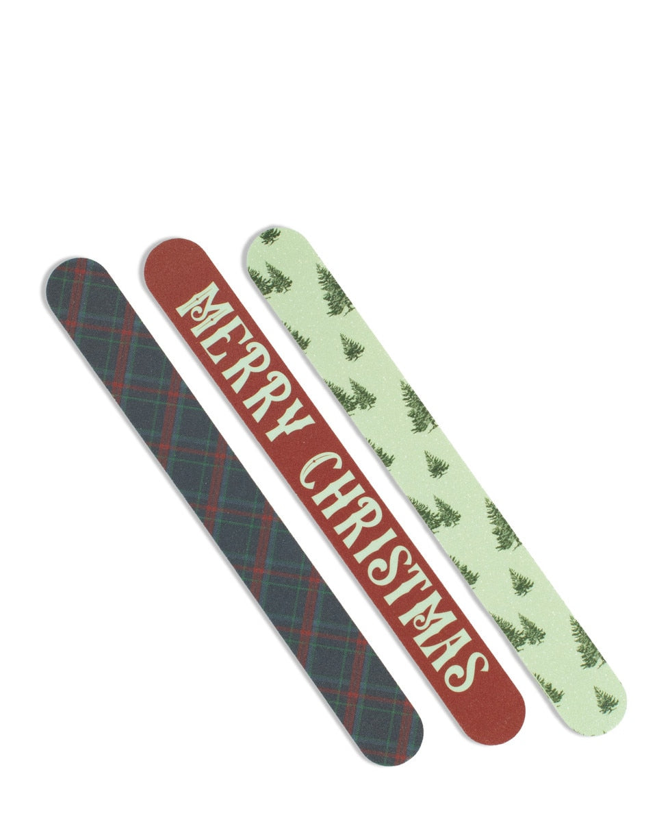 Layton Plaid Nail Files (Set of 3)