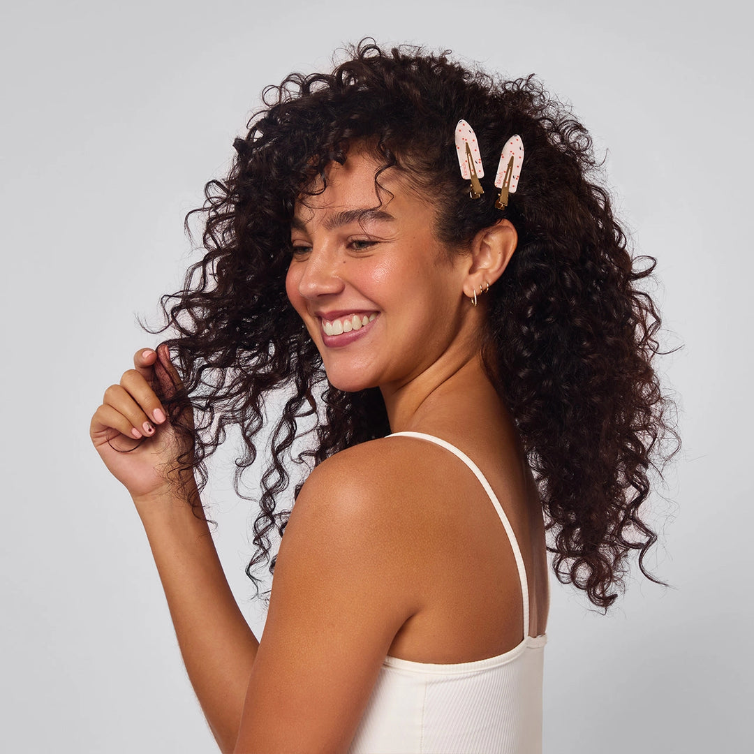 Creaseless Clips 4 Piece Set - Cherry Print