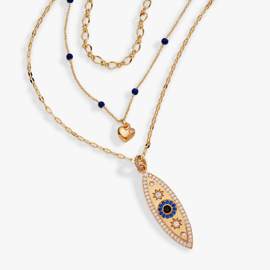 Festival Stranded Evil Eye Necklace by Alex + Ani