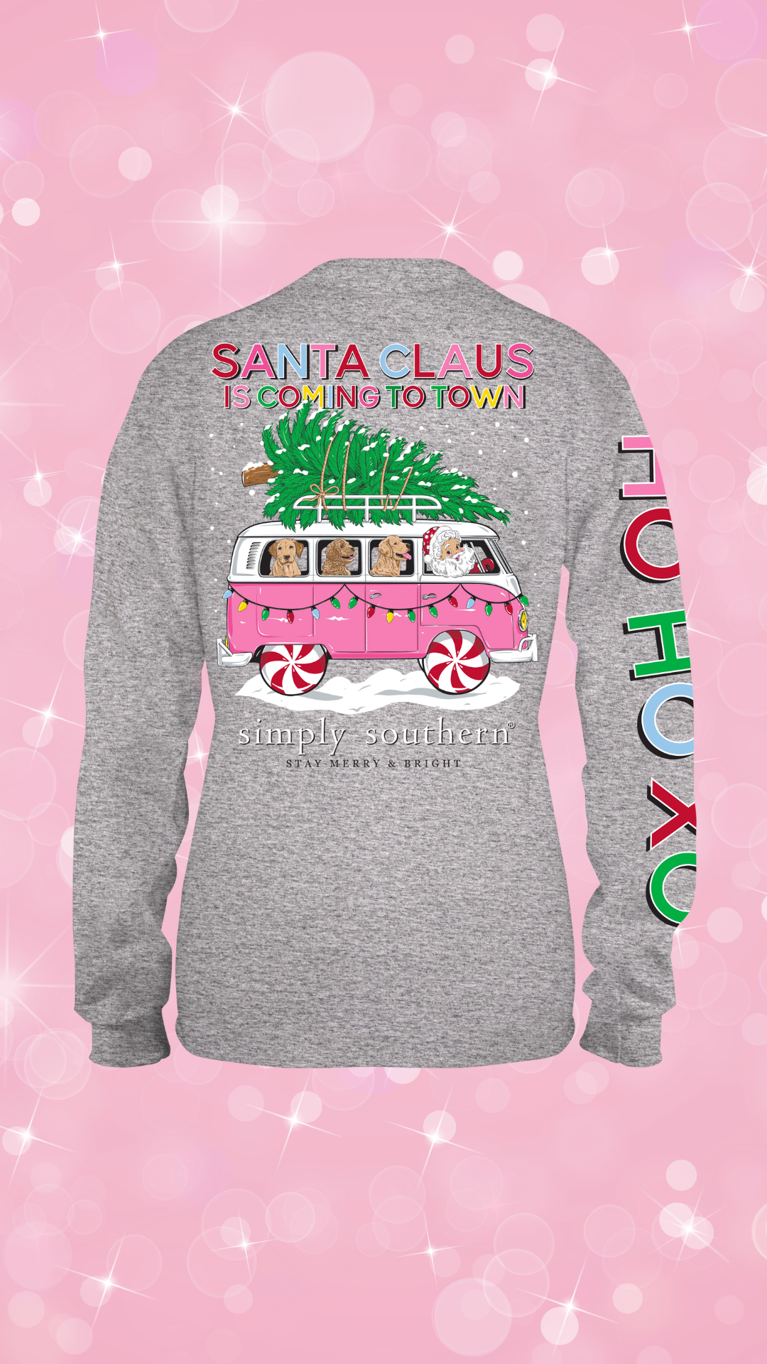 'Santa Claus Is Coming To Town' Long Sleeve Tee by Simply Southern