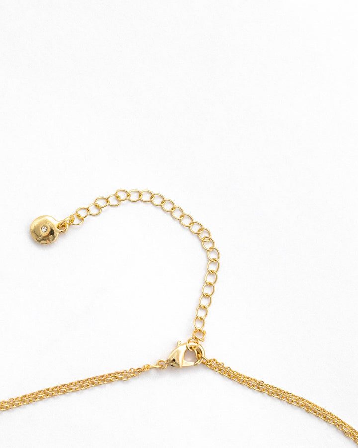 Double Layered Bold Puffy Heart Pendant Necklace