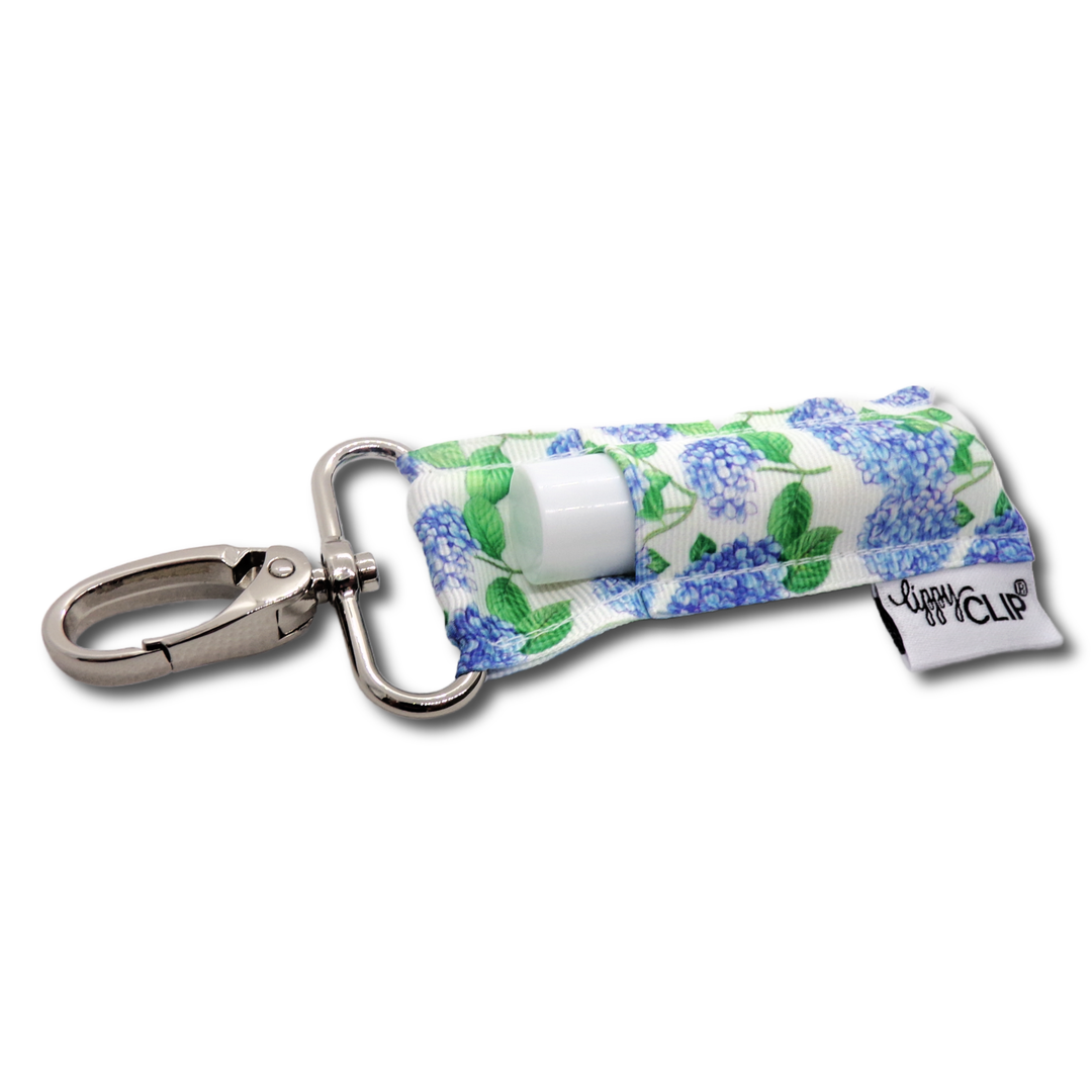 Blue Hydrangea LippyClip® Lip Balm Holder (PREORDER: Ships in 2-3 Weeks)