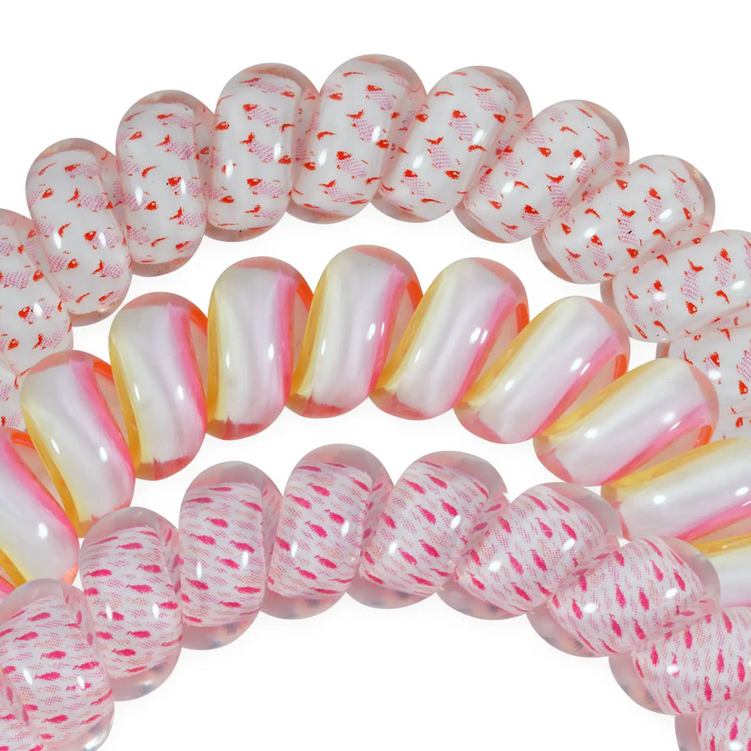 Teleties Hair Tie - Large Band Pack of 3 - Just Keep Swimming