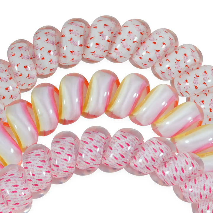 Teleties Hair Tie - Large Band Pack of 3 - Just Keep Swimming