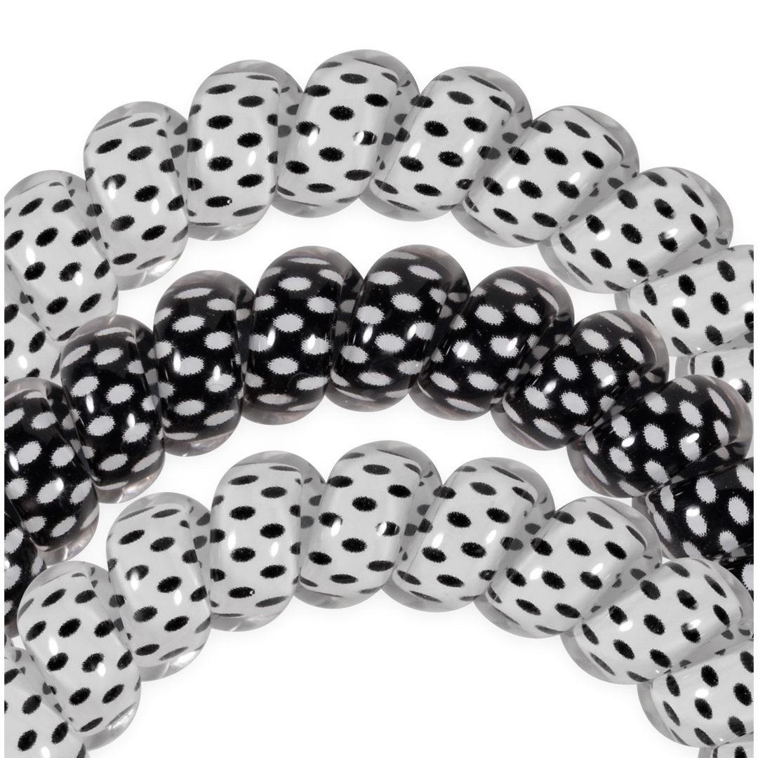 Teleties Hair Tie - Large Band Pack of 3 - Polka Dot Party (Ships Next Week)