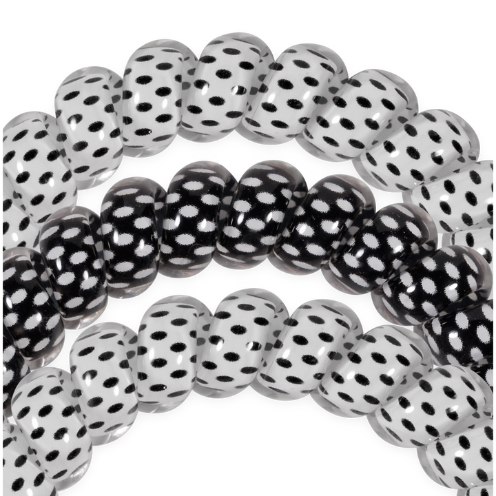 Teleties Hair Tie - Large Band Pack of 3 - Polka Dot Party (Ships Next Week)