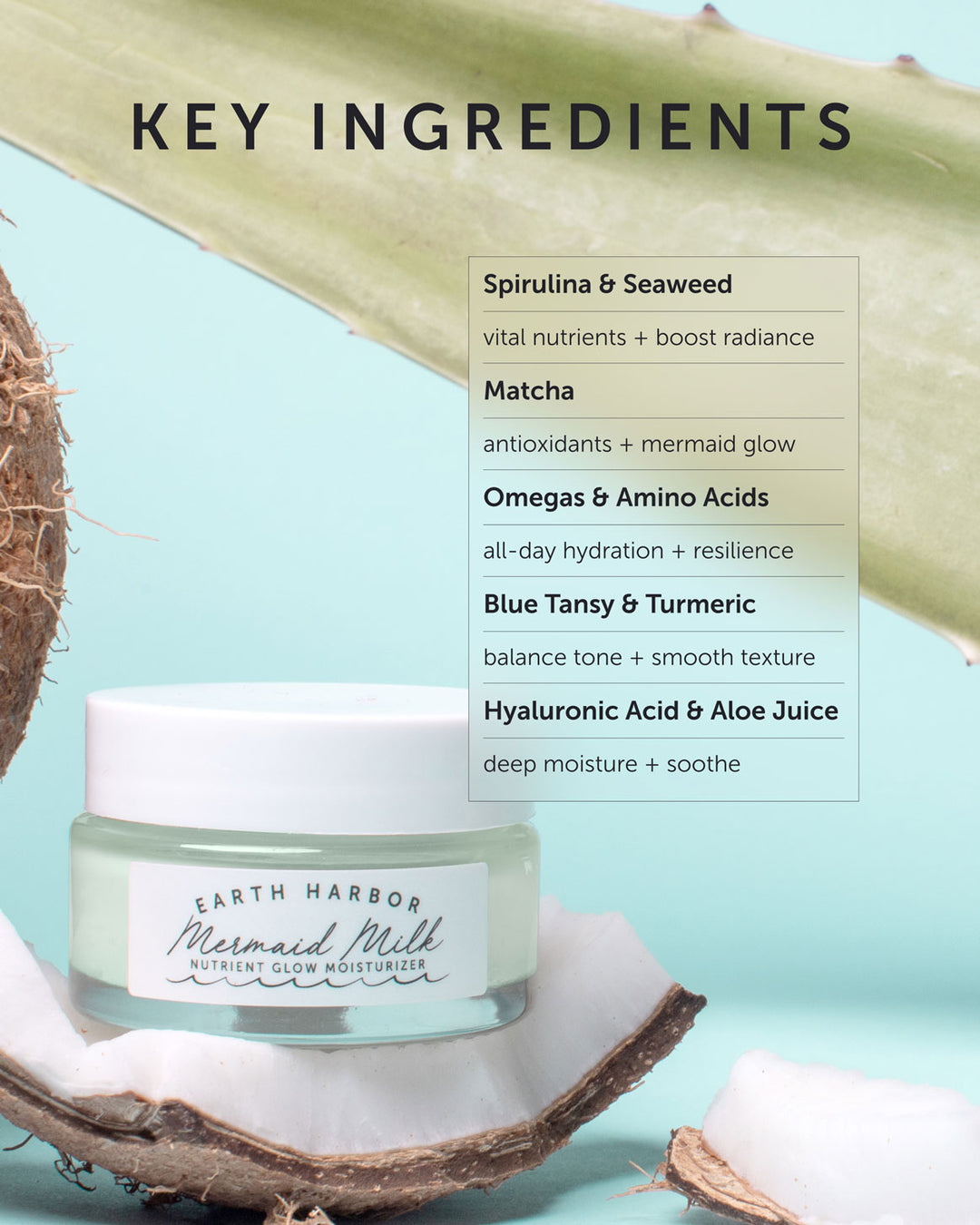 Superfoods Mermaid Milk Nutrient Glow Moisturizer