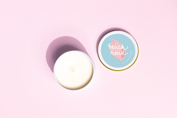 Beach Read 3 oz Travel Tin Candle