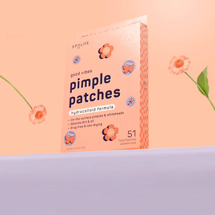 Hydrocolloid Pimple Patches - Good Vibes Butterfly & Flowers