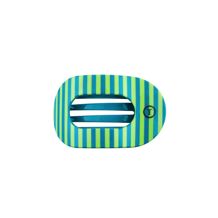Small Teleties Flat Oval Clip - Cabana Cutie