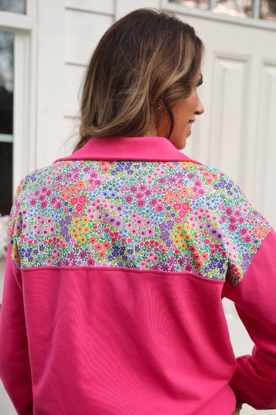 Mia Printed Pullover- Falling for Florals By Jess Lea