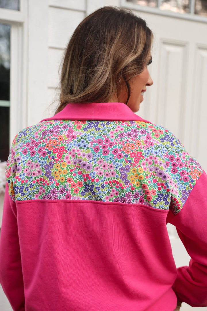 Mia Printed Pullover- Falling for Florals By Jess Lea