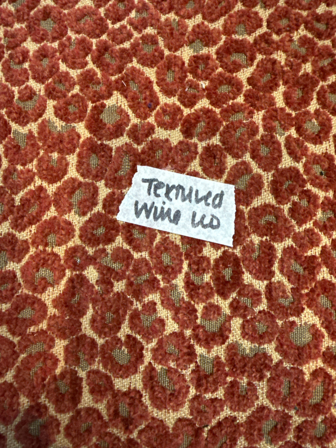 MJ TX PREPO SINGLE LADIES: Textured Wine Leopard Mini Top Zip by Makeup Junkie (Ships in 3-4 Weeks)