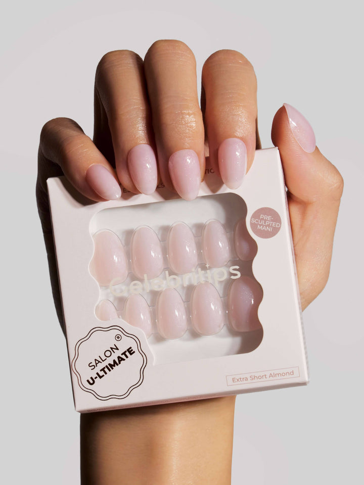 Petal Gloss (Extra Short Almond) Press-On Nails by Celebritips