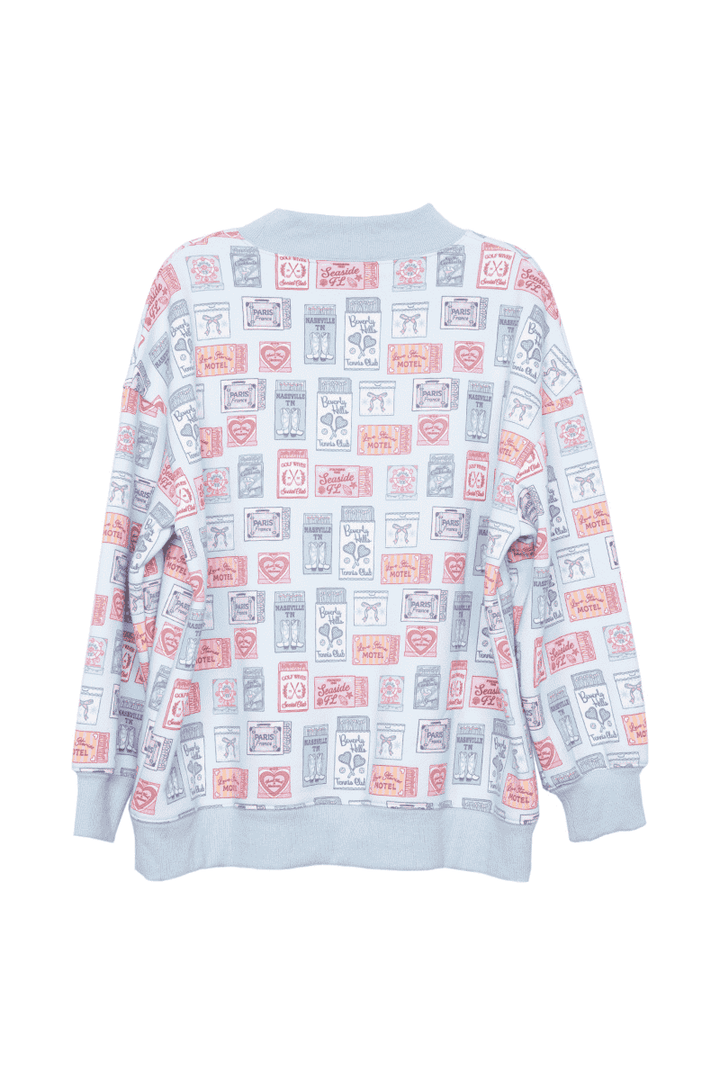 Traveling Matchbook All Over Sweatshirt by Katydid