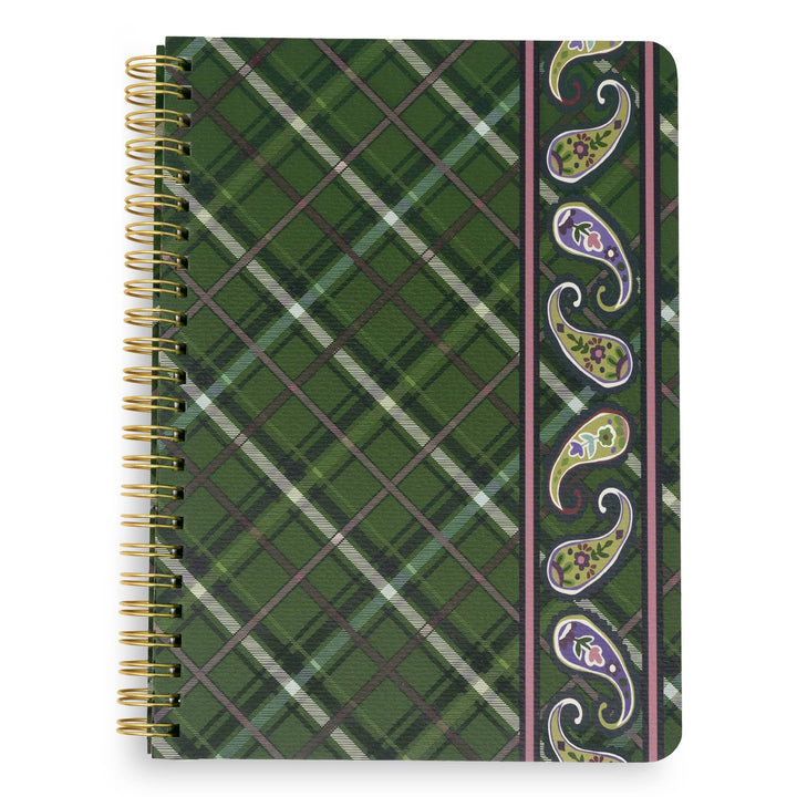 Small Spiral Notebook - Chelsea Green Plaid by Vera Bradley