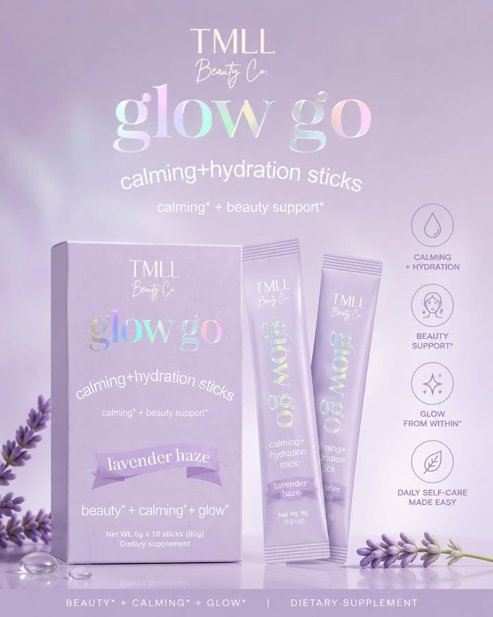 Glow Go Wellness Drinks - Lavender Haze by TMLL Beauty Co. (PREORDER: Ships in 2-3 Weeks)