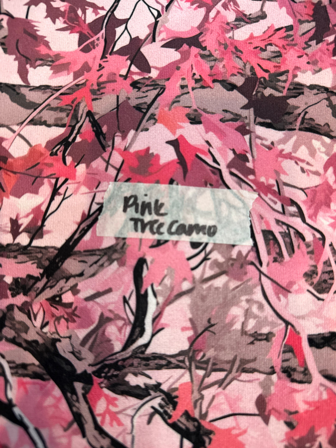 MJ TX PREPO SINGLE LADIES: Pink Tree Camo Mini Top Zip by Makeup Junkie (Ships in 3-4 Weeks)