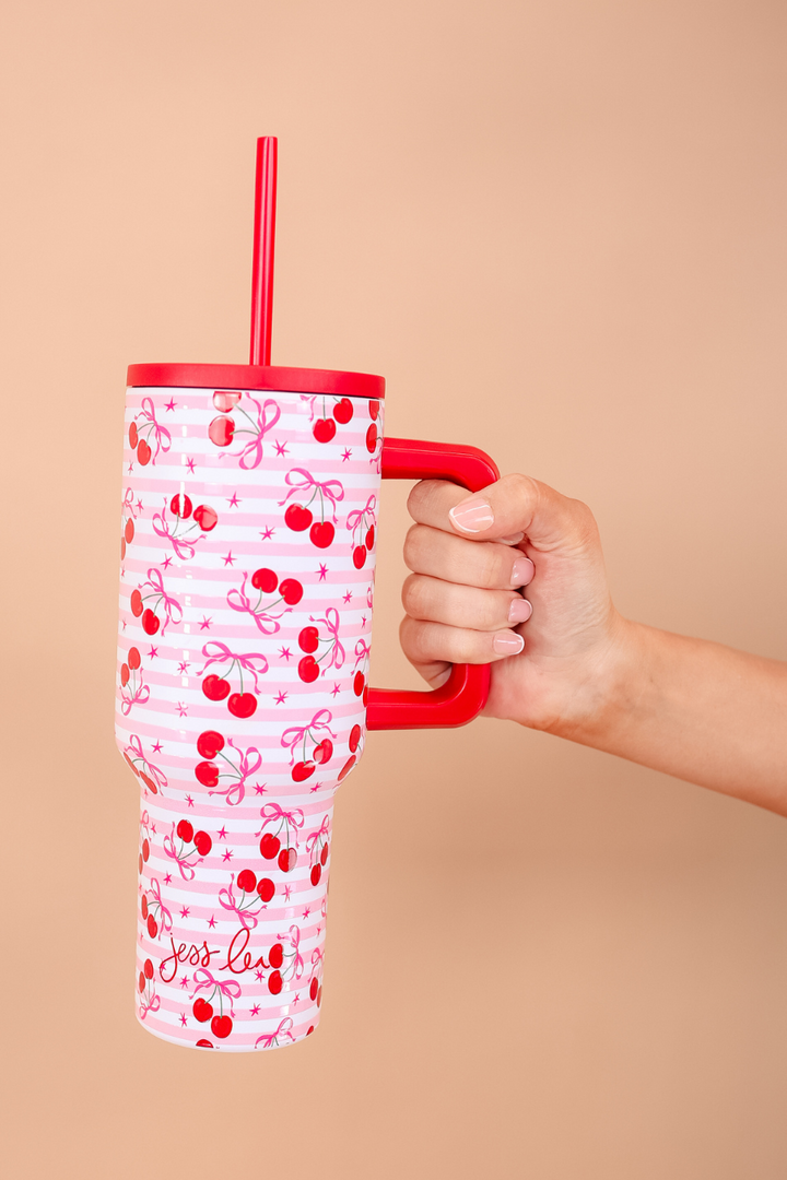 Cherry Bomb Tumbler By Jess Lea