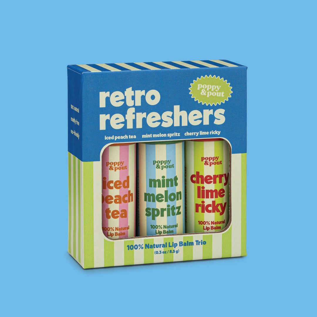 Retro Refreshers Lip Balm Trio