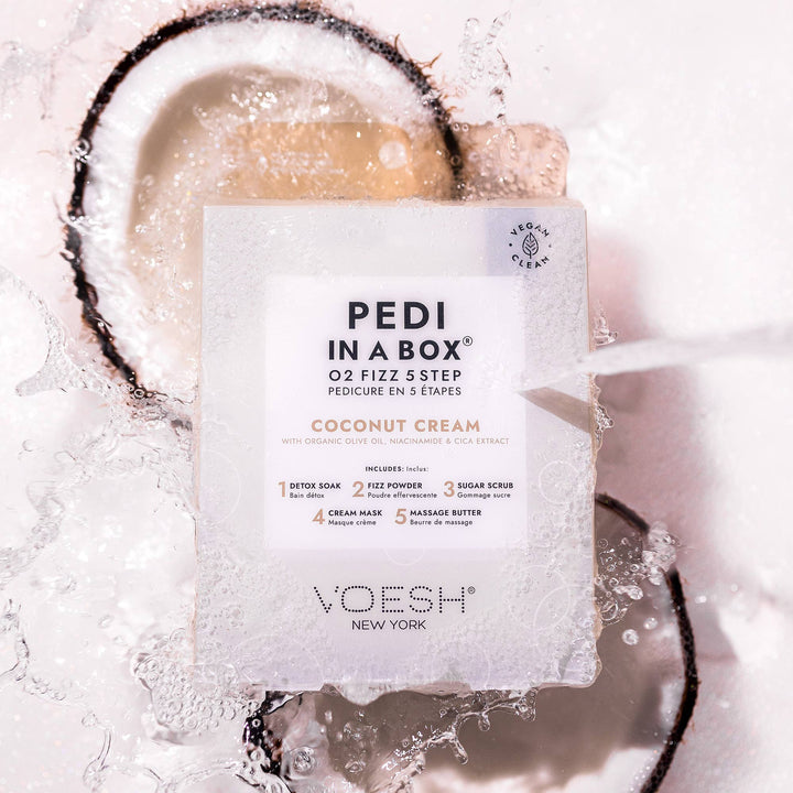Pedi in a Box 5 Step O2 Fizz - Coconut Cream