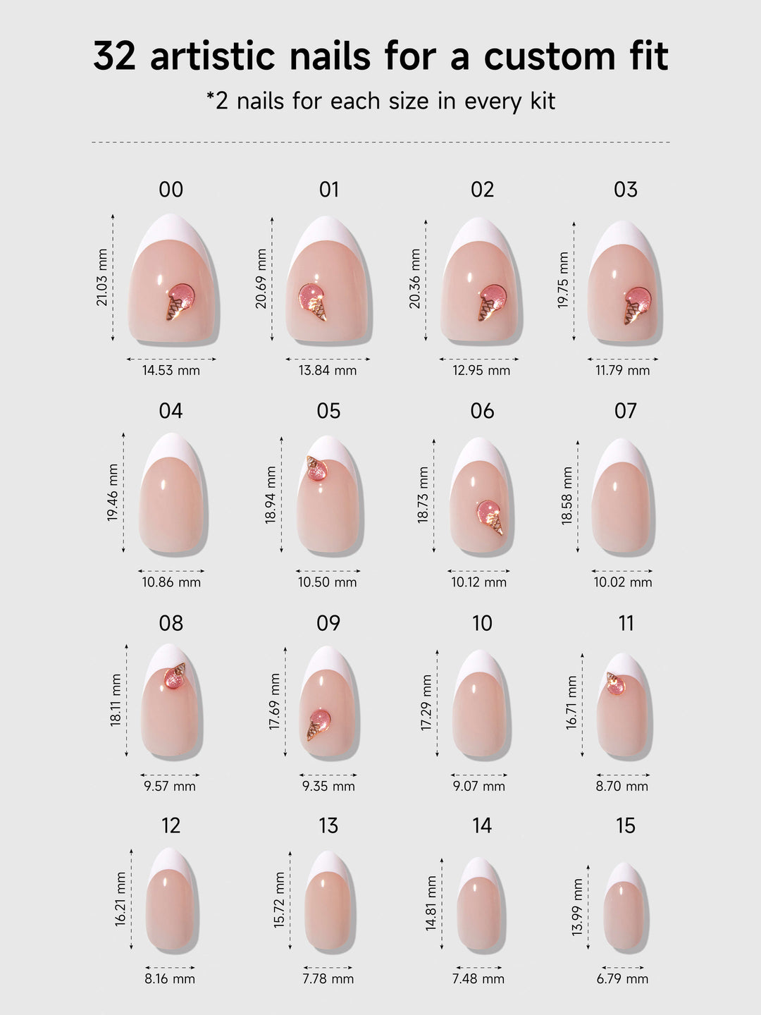 Gelato Gelato Press-On Nails by Celebritips