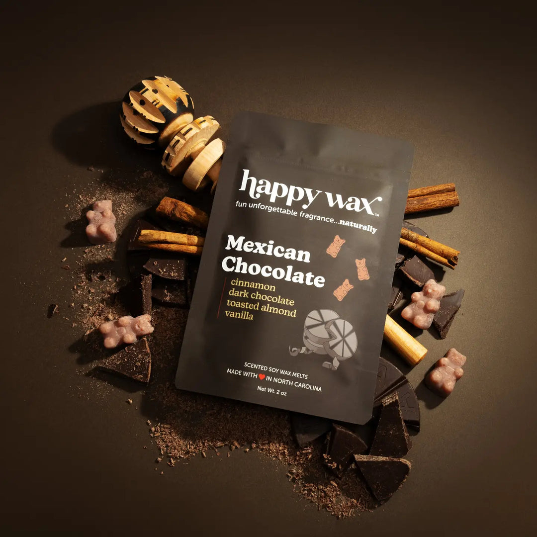 Happy Wax Soy Melts 2 Oz Bag - Mexican Chocolate