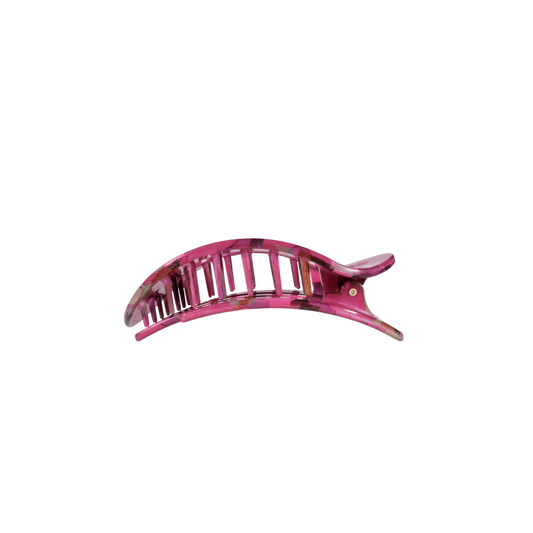 Small Teleties Flat Oval Clip - Garden Glam