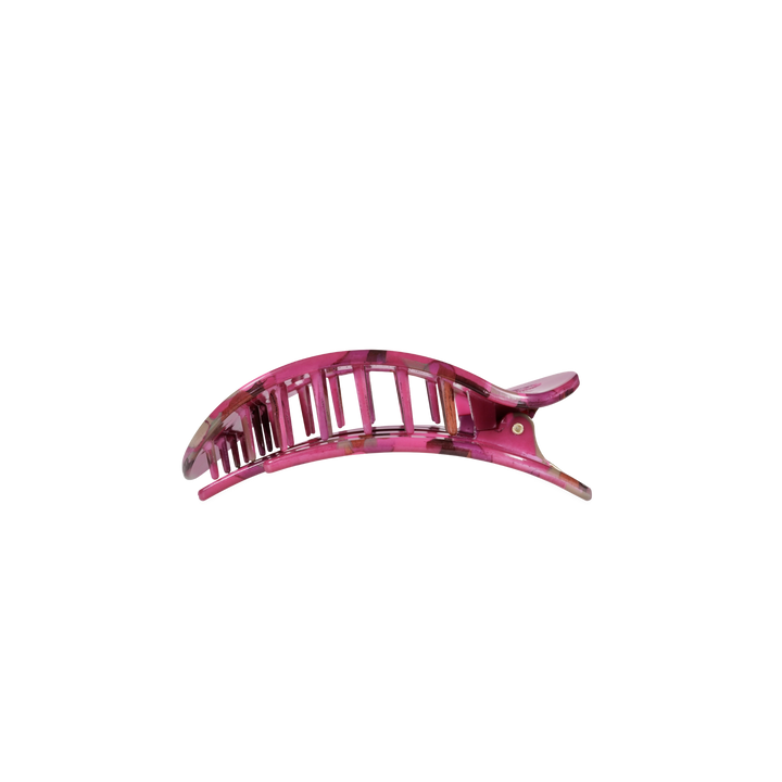 Small Teleties Flat Oval Clip - Garden Glam