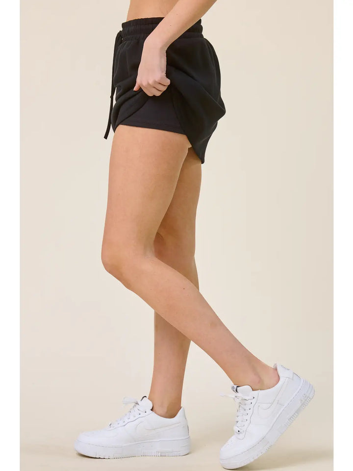 Scuba Skort - Black by Charlotte Avery