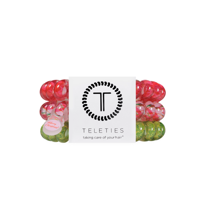 Teleties Hair Tie - Large Band Pack of 3 - And to All a Good Night (Ships in 1-2 Weeks)