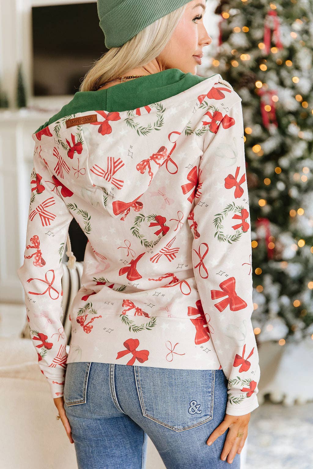 Zip Sweatshirt - Deck The Halls
