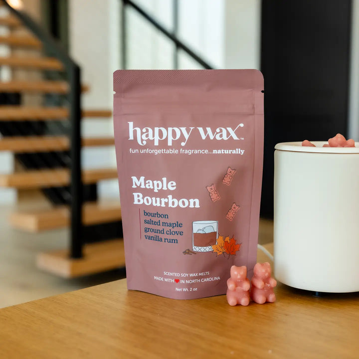 Maple Bourbon Happy Wax Soy Melts 2 Oz Bag