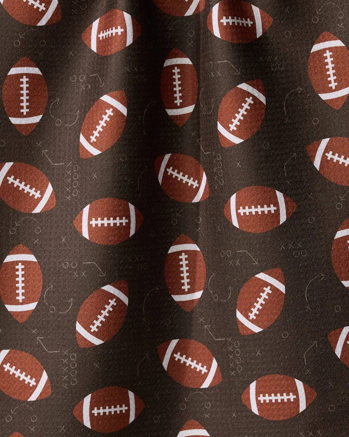 First Down Football Tea Towel by Geometry
