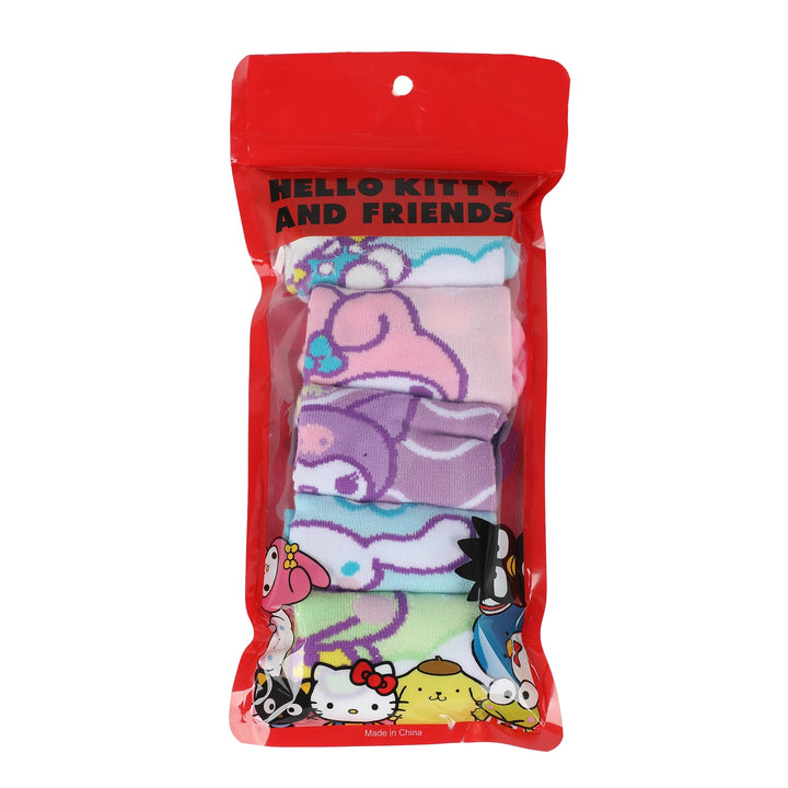 Hello Kitty & Friends Ankle Socks - 5 Pairs