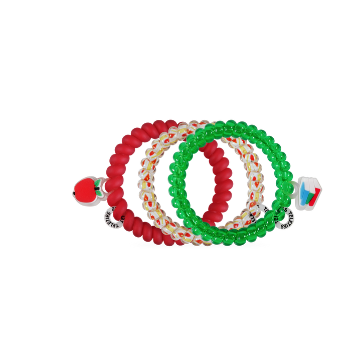 Teleties Hair Tie - Small Band Pack of 3 - School Days (Ships Next Week)