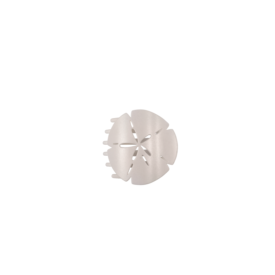 Sand Dollar Tiny Flat Shape Hair Clip by Teleties