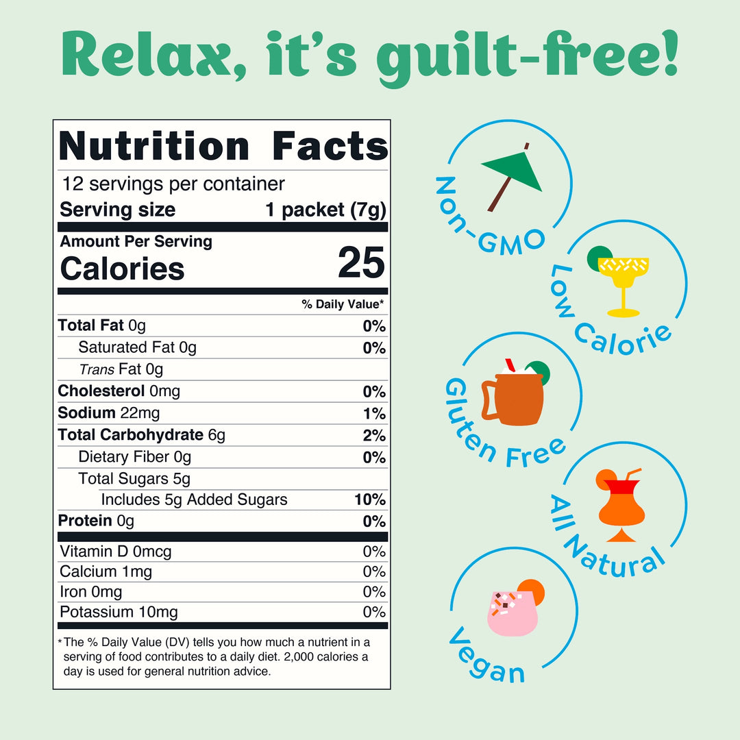 Craftmix Classic Margarita Cocktail Mixer 12 Pack